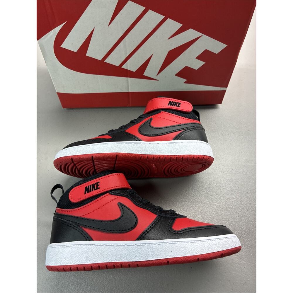 Nike Court Borough Mid 2 Leather Infant/Toddler Shoes Size 10c University NIB